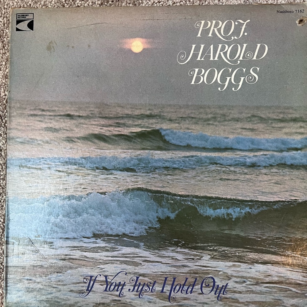 Prof. Harold Boggs Vinyl Record